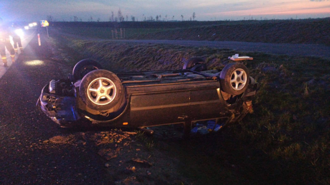 Zderzenie dwóch Golfów w Rytlu. Sprawca miał ponad promil alkoholu