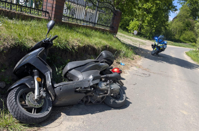 Wypadek w Kłodni. Mieszkaniec Krzyża transportowany śmigłowcem ratunkowym