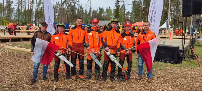Uczniowie Technikum Leśnego w Tucholi w składzie reprezentacji Polski na Mistrzostwach Europy