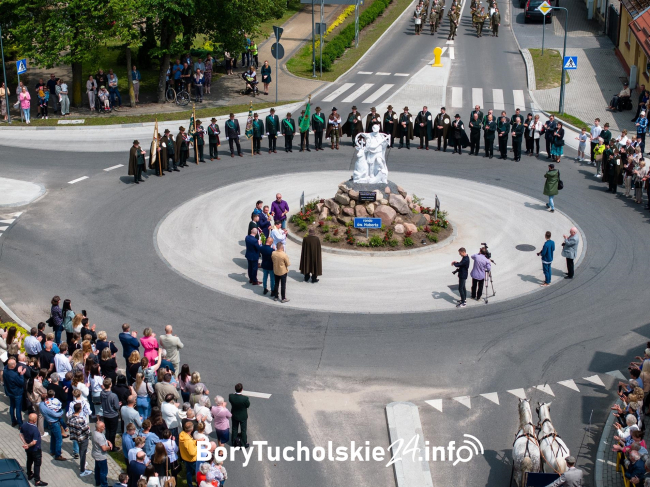Jubileusz Bractwa św. Huberta i odsłonięcie pomnika na rondzie (FOTO, WIDEO) 