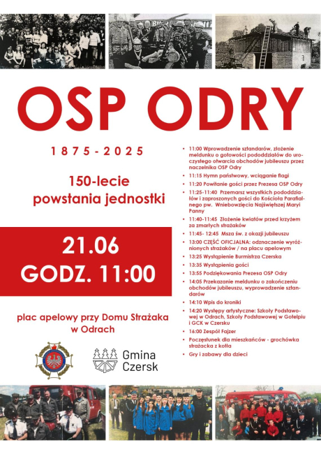 Wielka uroczystość strażacka w Odrach