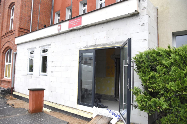 Trwa rozbudowa i przebudowa Szkoły Podstawowej nr 2 w Czersku