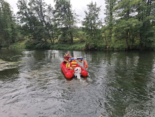 Przewrócony kajak na Brdzie. Strażacy szukali turystów