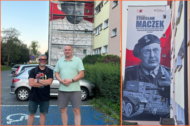 Czersk odsłoni mural poświęcony generałowi Maczkowi