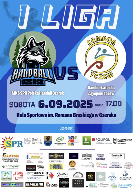 Sobotą 17:00. Historyczny mecz MKS SPR Polska Handball Czersk