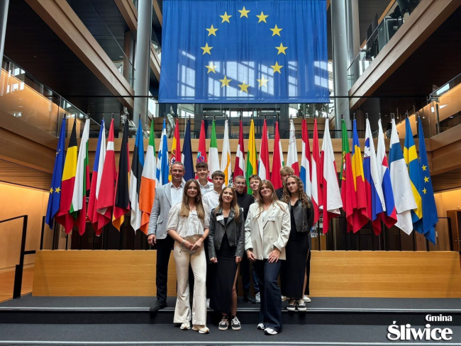 Młodzież ze Śliwic odwiedziła Parlament Europejski