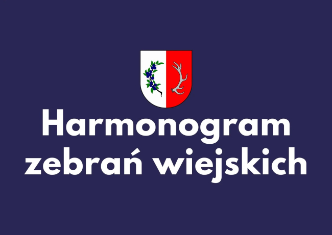 Zebrania Wiejskie w gminie Śliwice – harmonogram spotkań mieszkańców