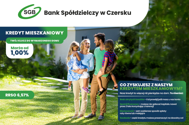 Kredyt mieszkaniowy pozwoli spełnić Twoje marzenia