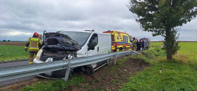 Zderzenie dwóch aut na drodze w okolicy Kamienicy (FOTO)
