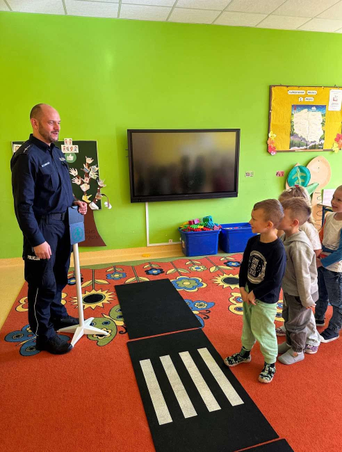  Policjanci odwiedzili „Leśny Zakątek” w Cekcynie