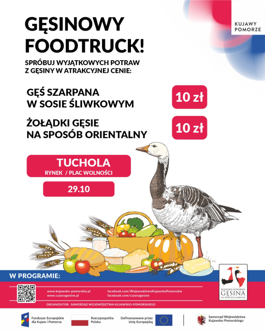Gęsinowy Foodtruck w Tucholi