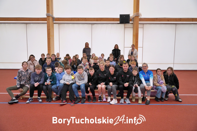 Biegające Śliwice z wizytą w Szkole Podstawowej w Lińsku (FOTO, WIDEO)