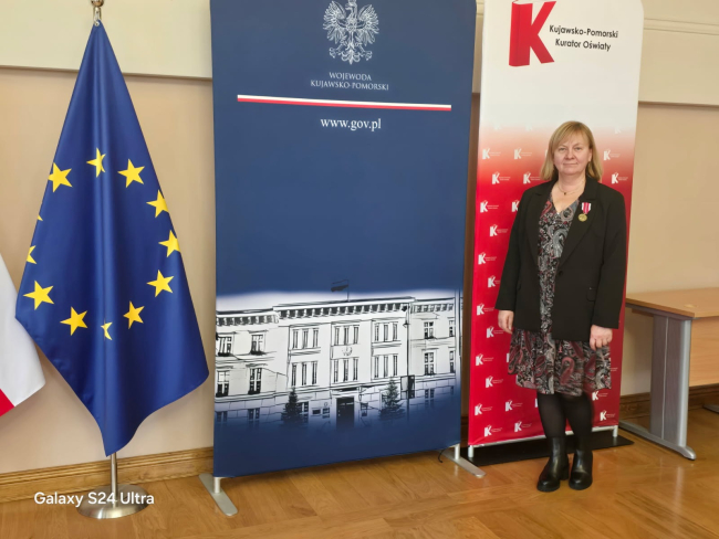 Barbara Pełczyńska uhonorowana Medalem Komisji Edukacji Narodowej