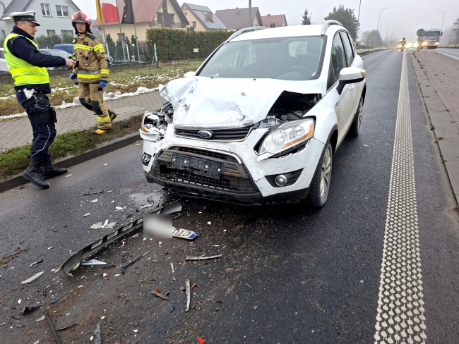 Kolizja trzech aut w Rudzkim Moście (FOTO)