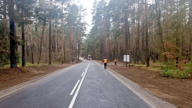 Kierowcy odetchną z ulgą - zmodernizowana droga Cekcyn-Rudzki Most będzie od jutra przejezdna 