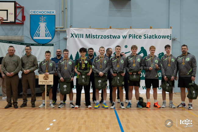 Reprezentacje z naszego regionu na XVIII Mistrzostwach Siatkówki o Puchar Dyrektora RDLP w Toruniu