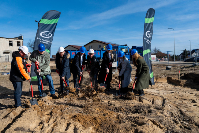 Ruszyła budowa Banku Spółdzielczego w Czersku