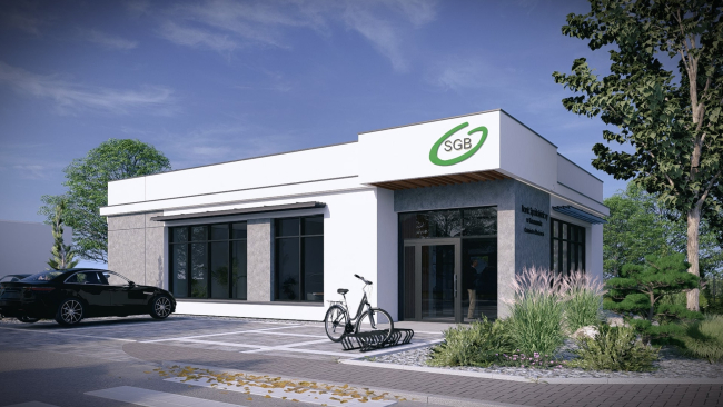 Oddział śliwickiego banku zmienia czasowo swoją siedzibę. Zobacz jak będzie wyglądał nowy budynek