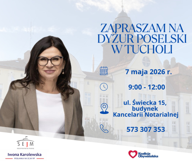Dyżur poselski posłanki Iwony Karolewskiej