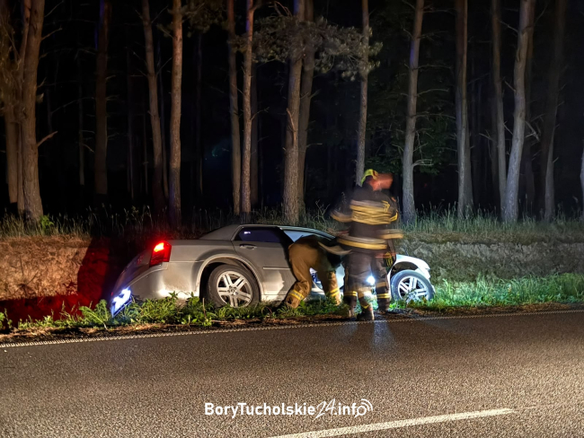 Pijany mieszkaniec powiatu tucholskiego doprowadził do zderzenia (FOTO, WIDEO)