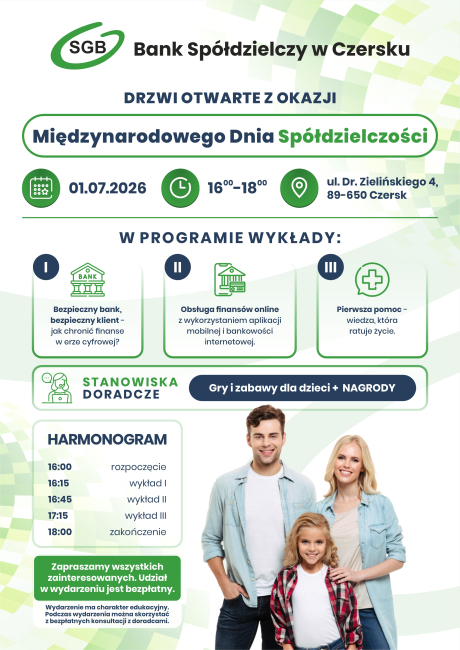 Drzwi Otwarte w Banku Spółdzielczym w Czersku