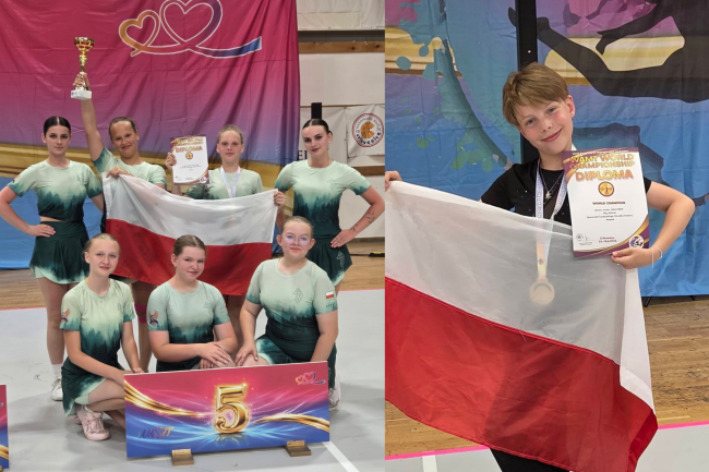 Mażoretki Tucholskiego Ośrodka Kultury z sukcesami na Mistrzostwach Świata w Chorwacji (FOTO)