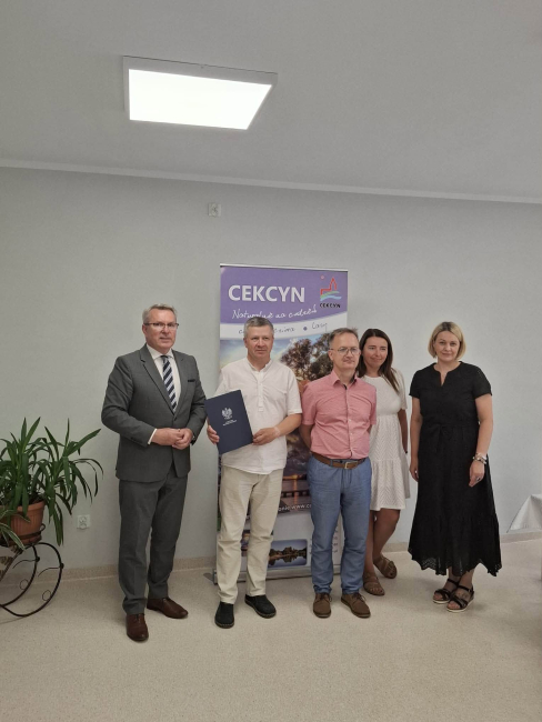 Podpisano umowę na budowę pierwszego odcinka drogi Cekcyn - Teolog. Inwestycja otrzymała rządowe dofinansowanie