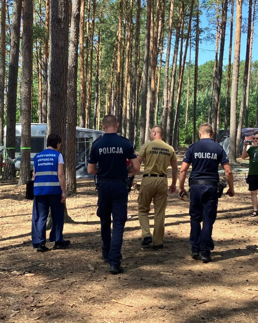 Służby kontrolują warunki na obozowiskach w powiecie tucholskim