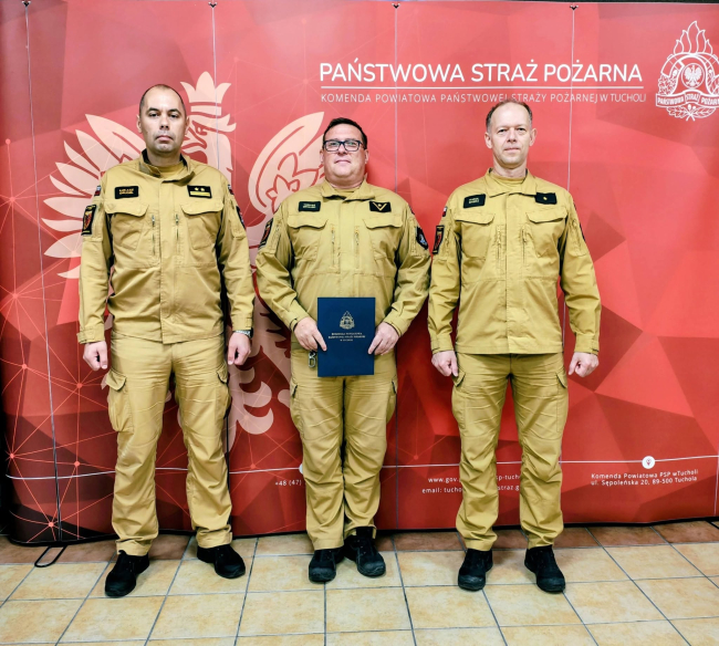 Jubileusz 20-lecia służby mł. asp. Tomasza Mikulskiego