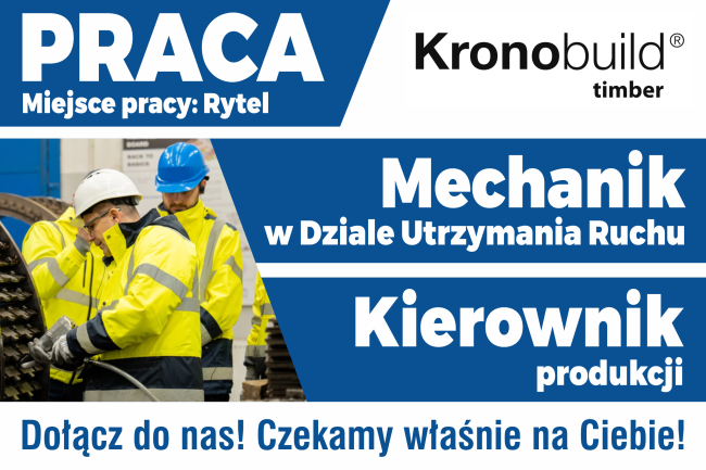 Oferta pracy - kierownik produkcji, mechanik