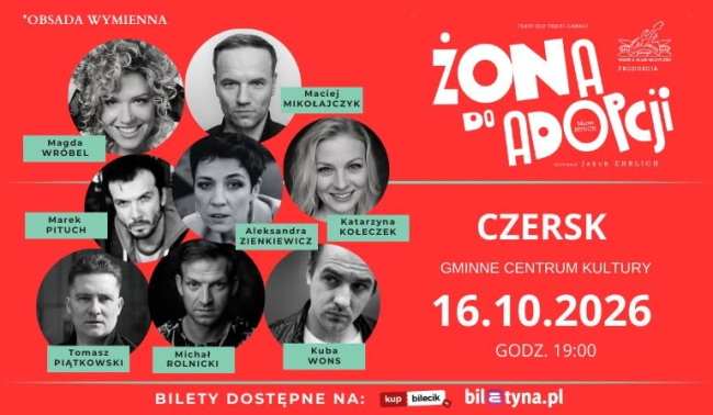 Spektakl komediowy "Żona do adopcji". Wygraj bilety 