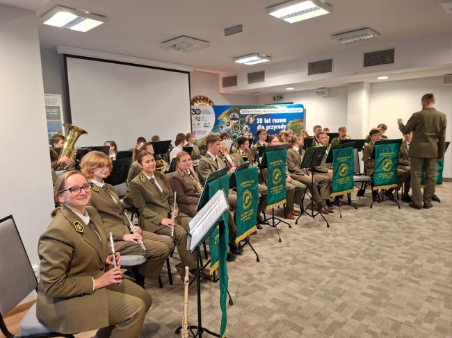 Orkiestra z Tucholi wystąpiła podczas jubileuszu Parku Narodowego „Bory Tucholskie”