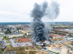 Pożar Czersk. Pożar market 1
