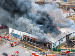 Pożar Czersk. Pożar market 6