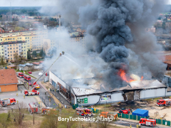 Pożar Czersk. Pożar market 13