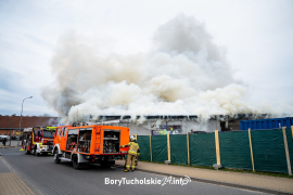 Pożar Czersk. Pożar market 18