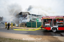 Pożar Czersk. Pożar market 21