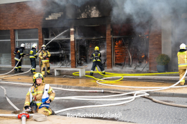 Pożar Czersk. Pożar market 26