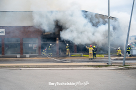 Pożar Czersk. Pożar market 27