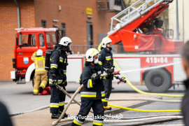 Pożar Czersk. Pożar market 31