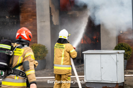 Pożar Czersk. Pożar market 33