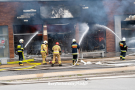 Pożar Czersk. Pożar market 37