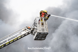 Pożar Czersk. Pożar market 44