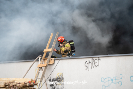 Pożar Czersk. Pożar market 54