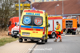 Pożar Czersk. Pożar market 55