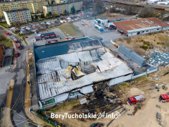 Pożar Czersk. Pożar market 3