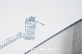 Pożar Czersk. Pożar market 8