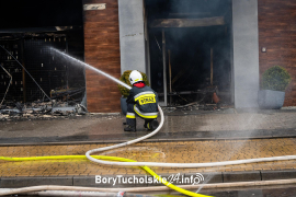 Pożar Czersk. Pożar market 9