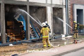 Pożar Czersk. Pożar market 12