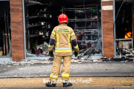 Pożar Czersk. Pożar market 14